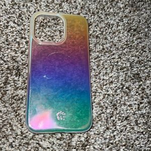 iPhone 13 Pro phone case great condition iridescent